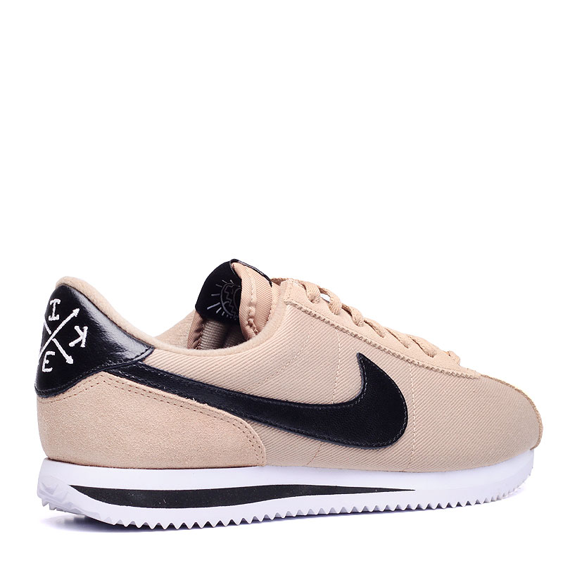 мужские бежевые кроссовки Nike Cortez basic prem QS 819721-201 - цена, описание, фото 2